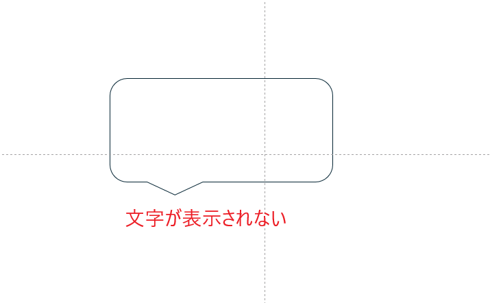 文字が表示されない