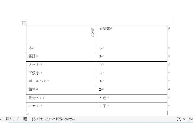 セルの文字が縦書きになる