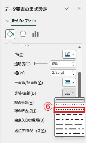 希望の種類を選択する